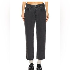 Levi's 501 Straight Leg Jeans - Black Wash